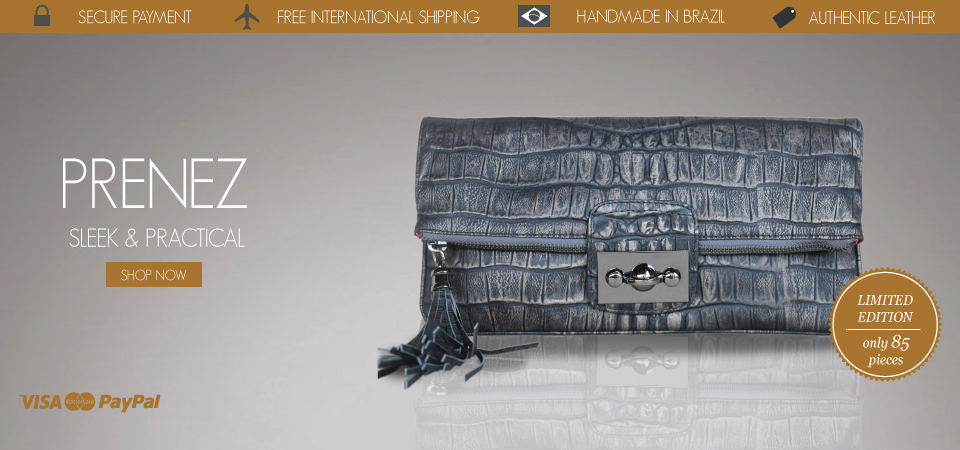 prenez leather clutch